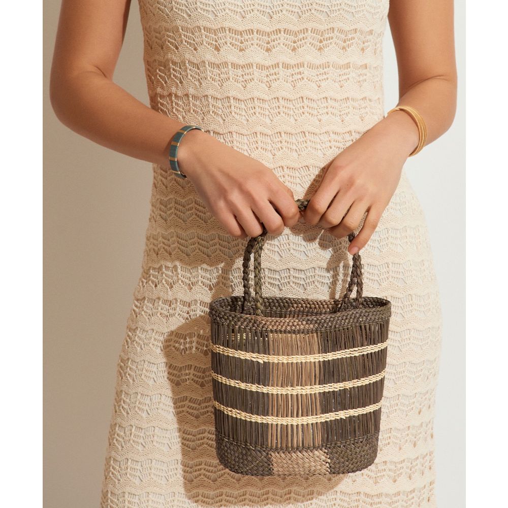 Iraca Basket - Barbados - XS - OLIVE GREEN