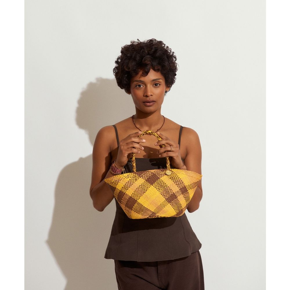 Canasto Iraca - Santa Barbara - AMARILLO & MOSTAZA