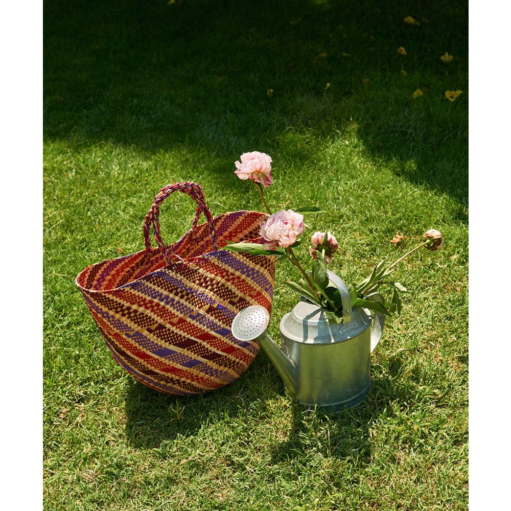 CANASTO BAG L- BURG-VI-BLC