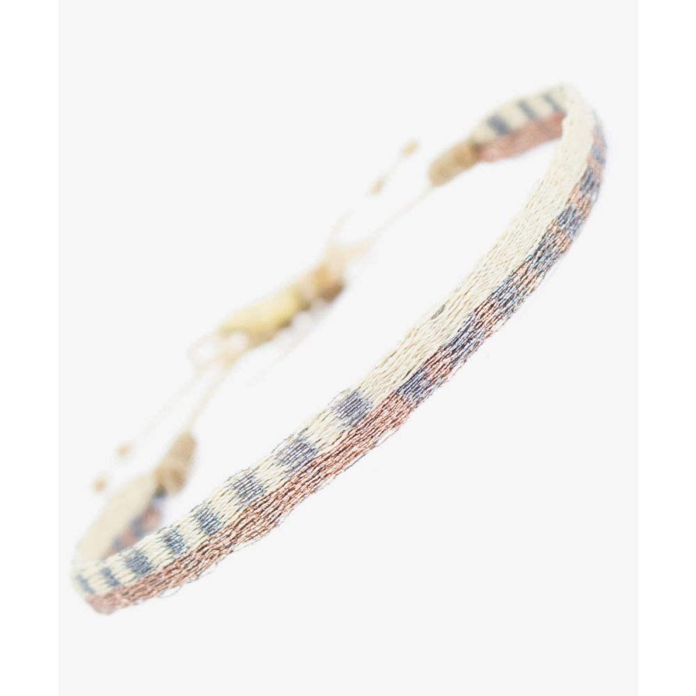 Pulsera Argantina 120 - Blanco & Beige