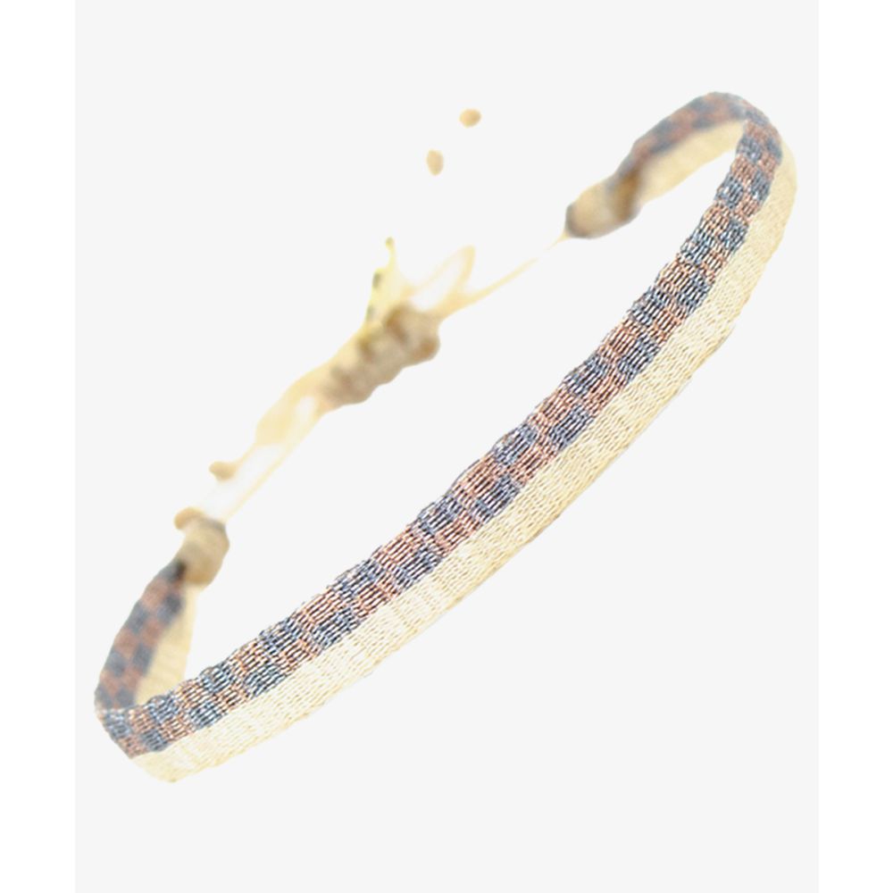 Pulsera Argantina 120 -  BEIGE & BRONCE