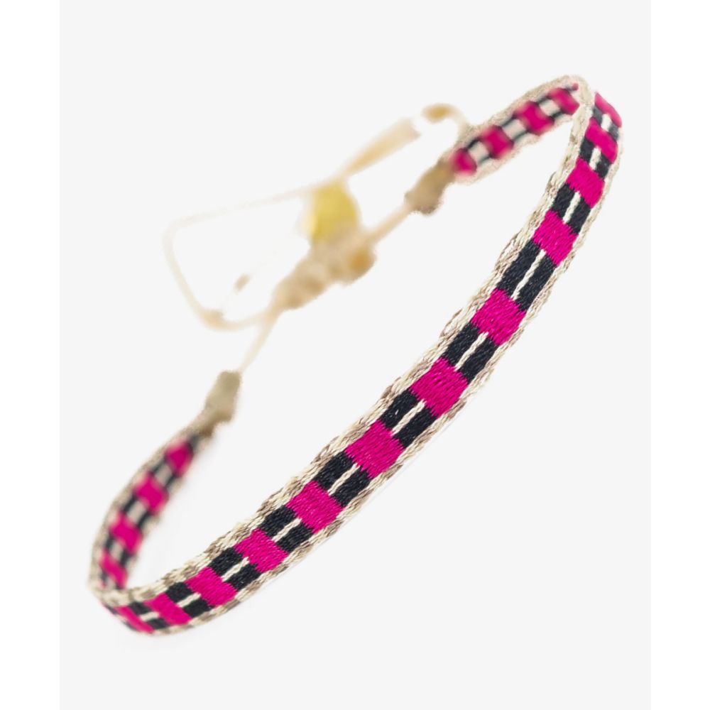 Pulsera Argantina 120 - Fucsia & Negro
