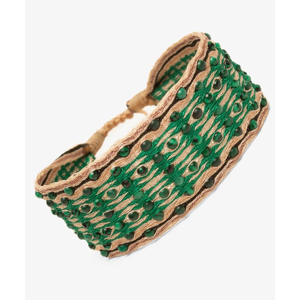 Pulsera ARGANTINA 2 cm especial - AMAZONITA