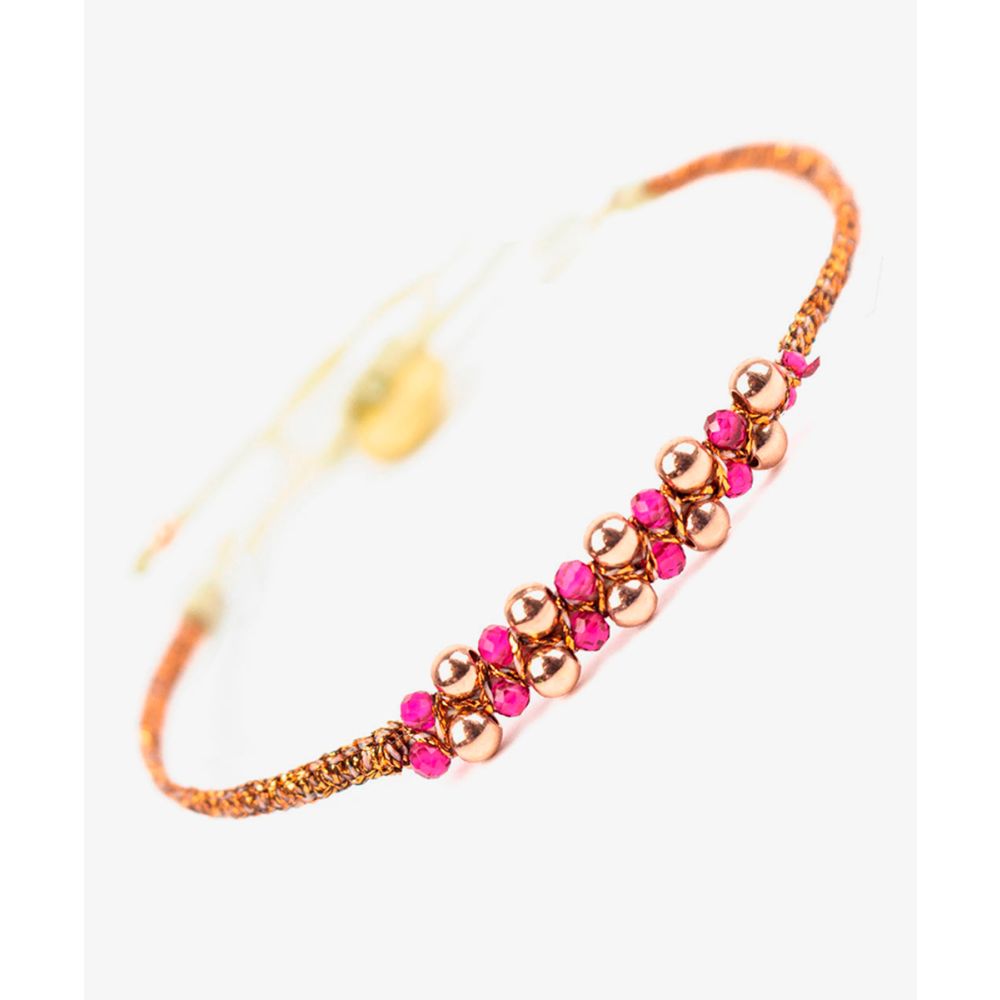 Pulsera COSMOS - FUCSIA & COBRE