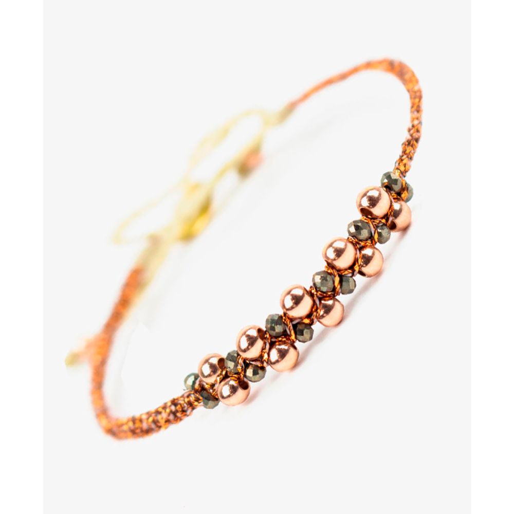 Pulsera COSMOS - Gris & Bronce 