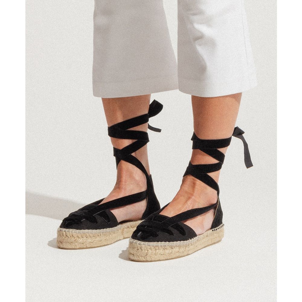 VALENCIANAS, CINTA TERCIOPELO - NEGRO