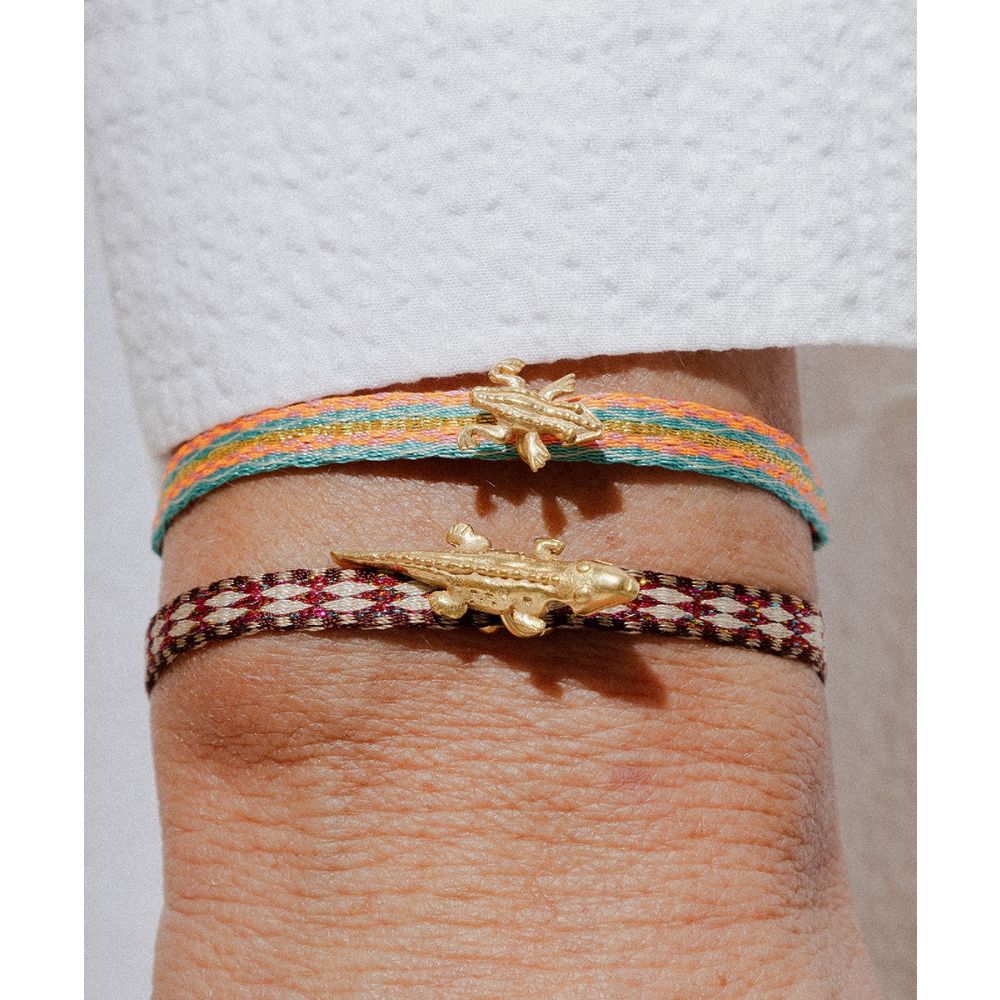 PULSERA CON CHARM - CAIMAN CAL01