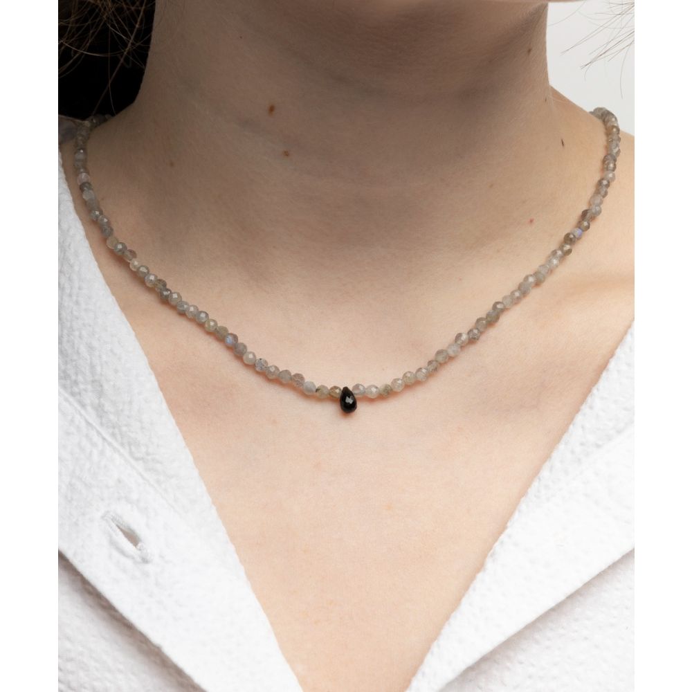 Odette Necklace - LABRADORITE