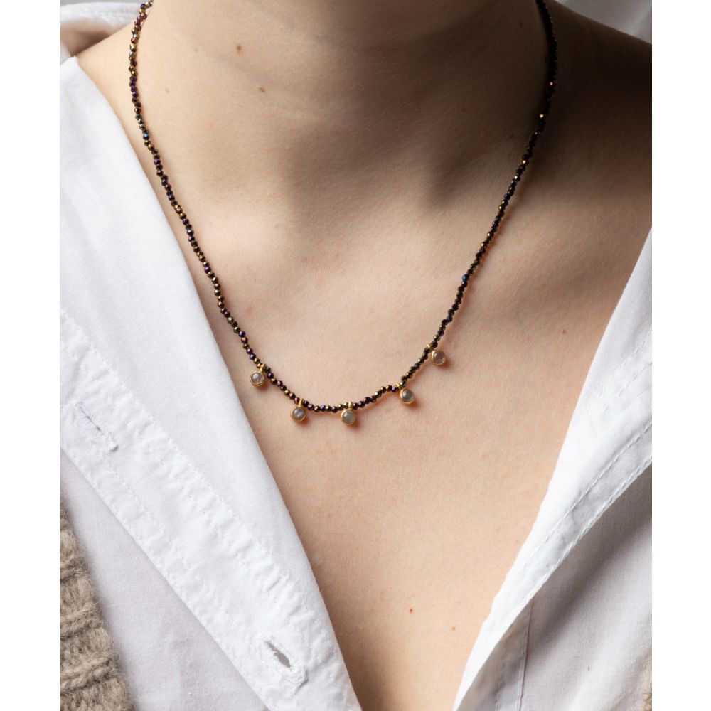 Claudia Necklace - IRRIDENT SPINEL