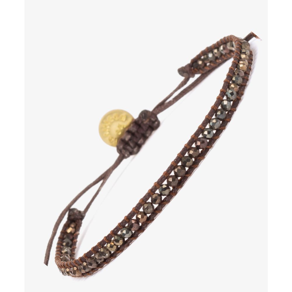 Pulsera CANIS - ESPINELA MARRÓN