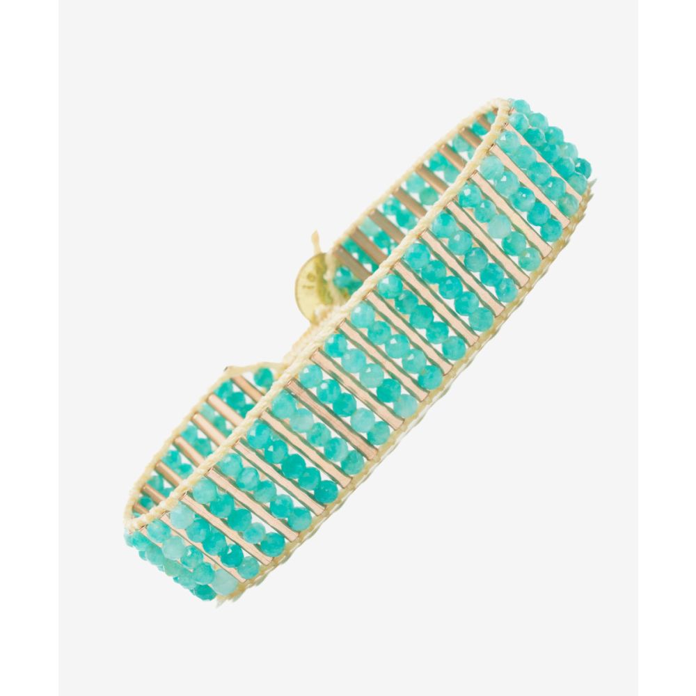 PULSERA - ARTEMISA - AMAZONITA
