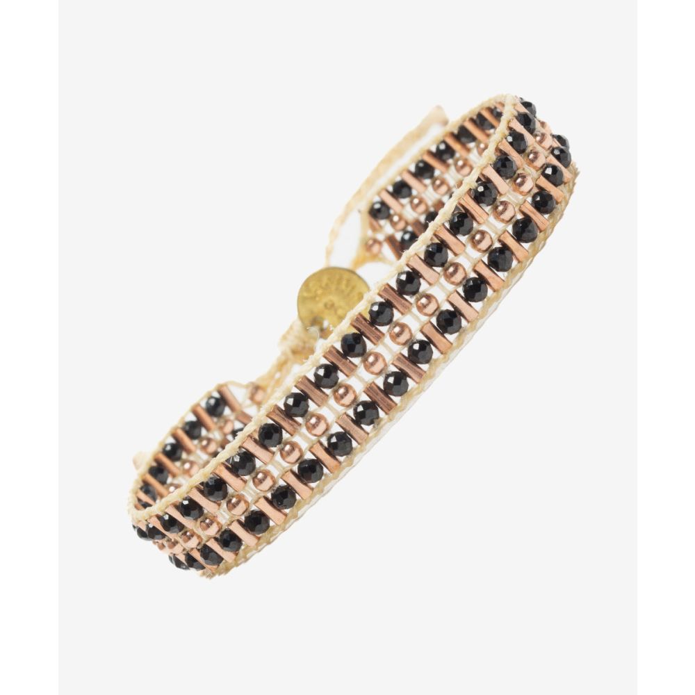 PULSERA DELIA - PIRITA NEGRA