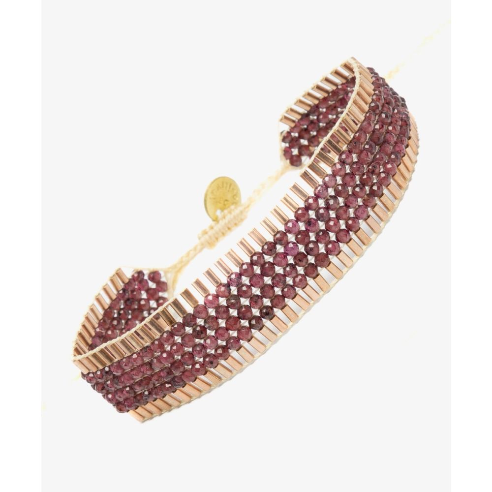 ADRIANA BRACELET - WITH GARNET