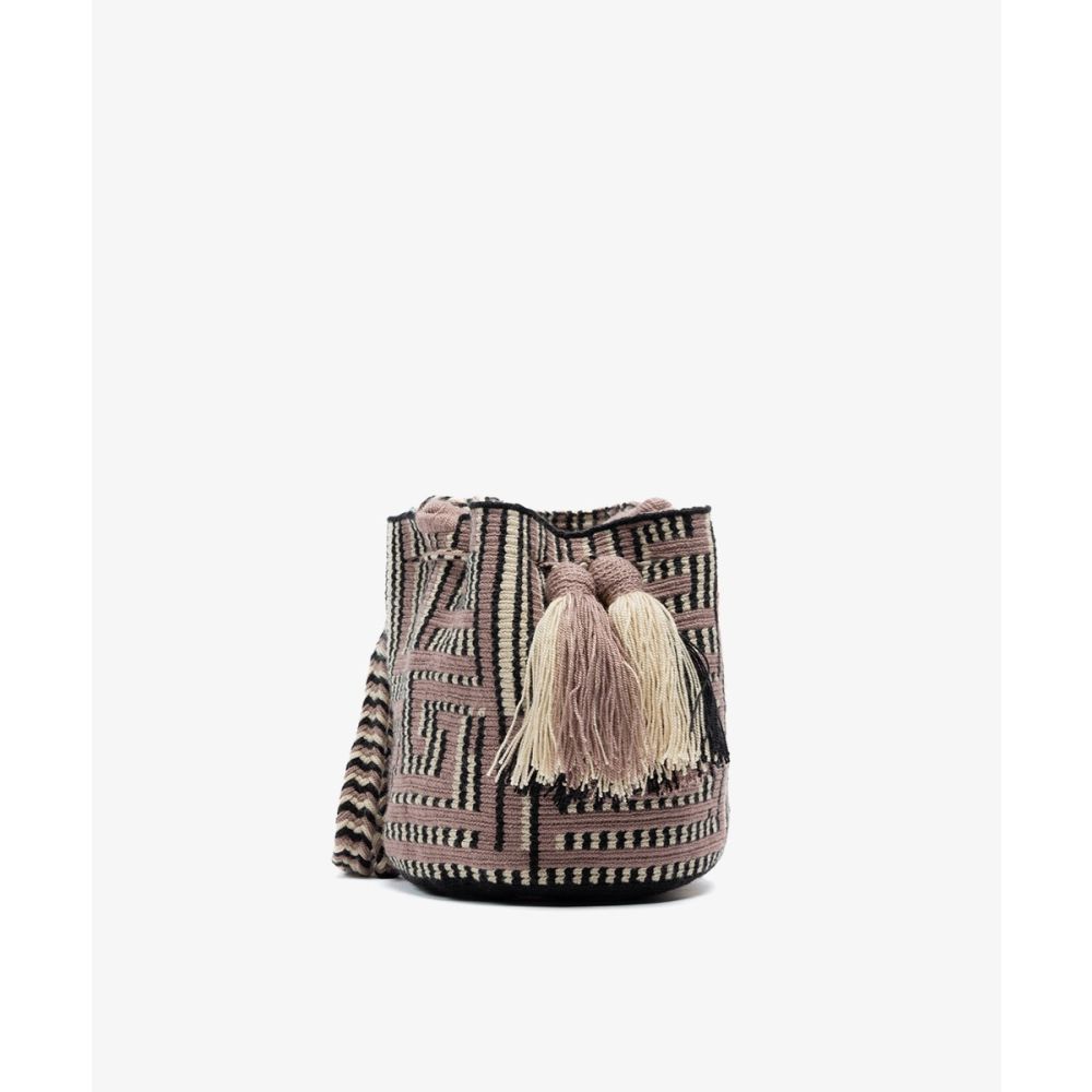 BOLSO CRUZADO M - ALPENROSE - BURDEOS & AZUL MARINO