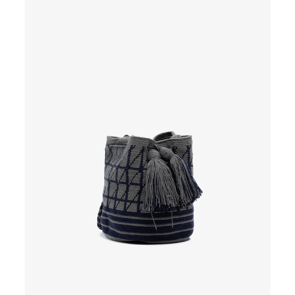 BOLSO CRUZADO M - WISTERIA - AZUL & GRIS