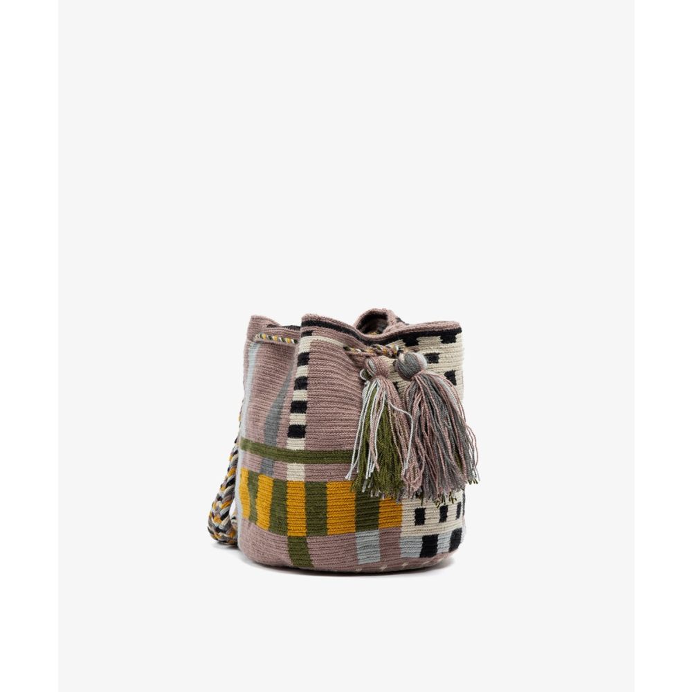 BOLSO CRUZADO M - AZALEA - LAVANDA & NEGRO