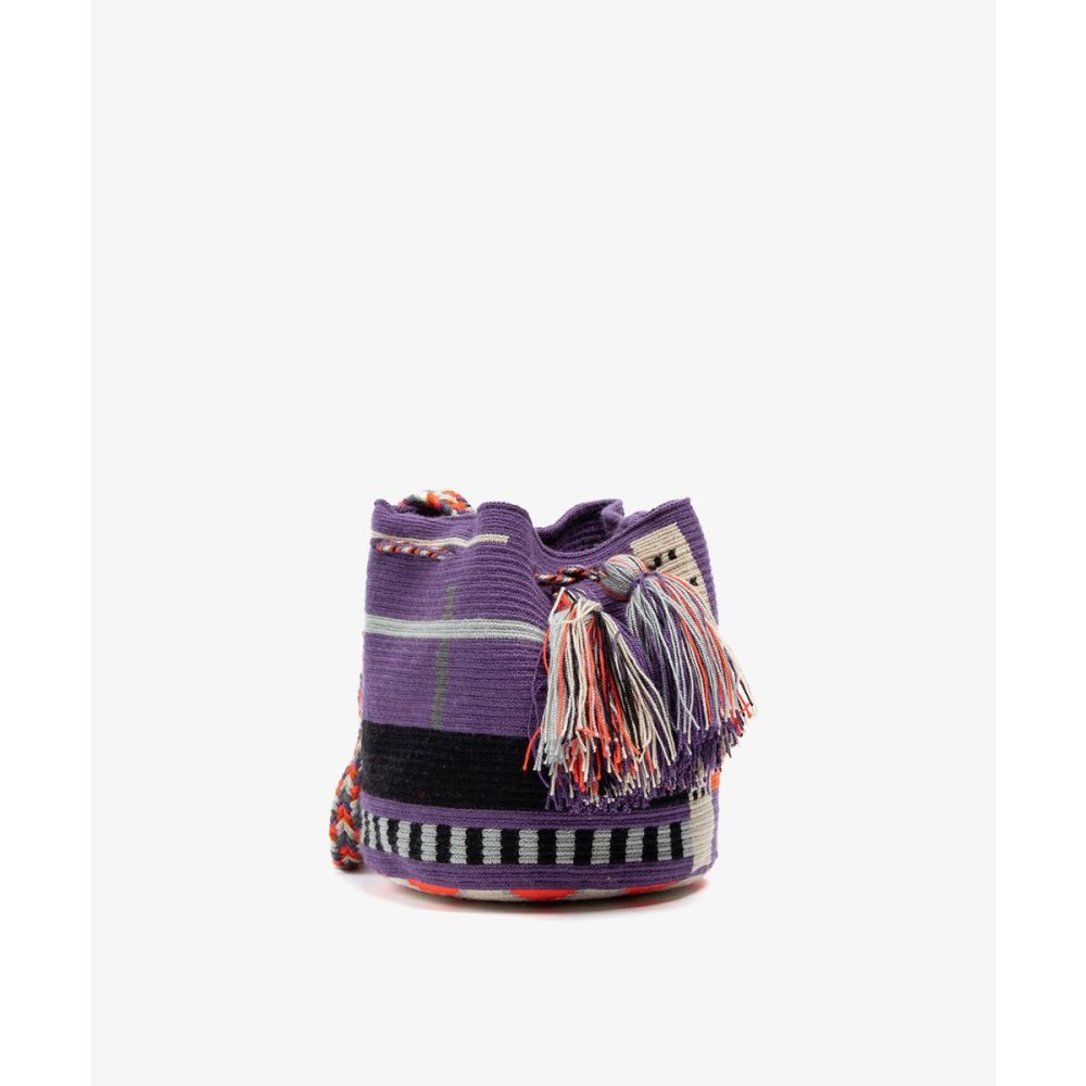 BOLSO CRUZADO M - AZALEA - MORADO & NARANJA