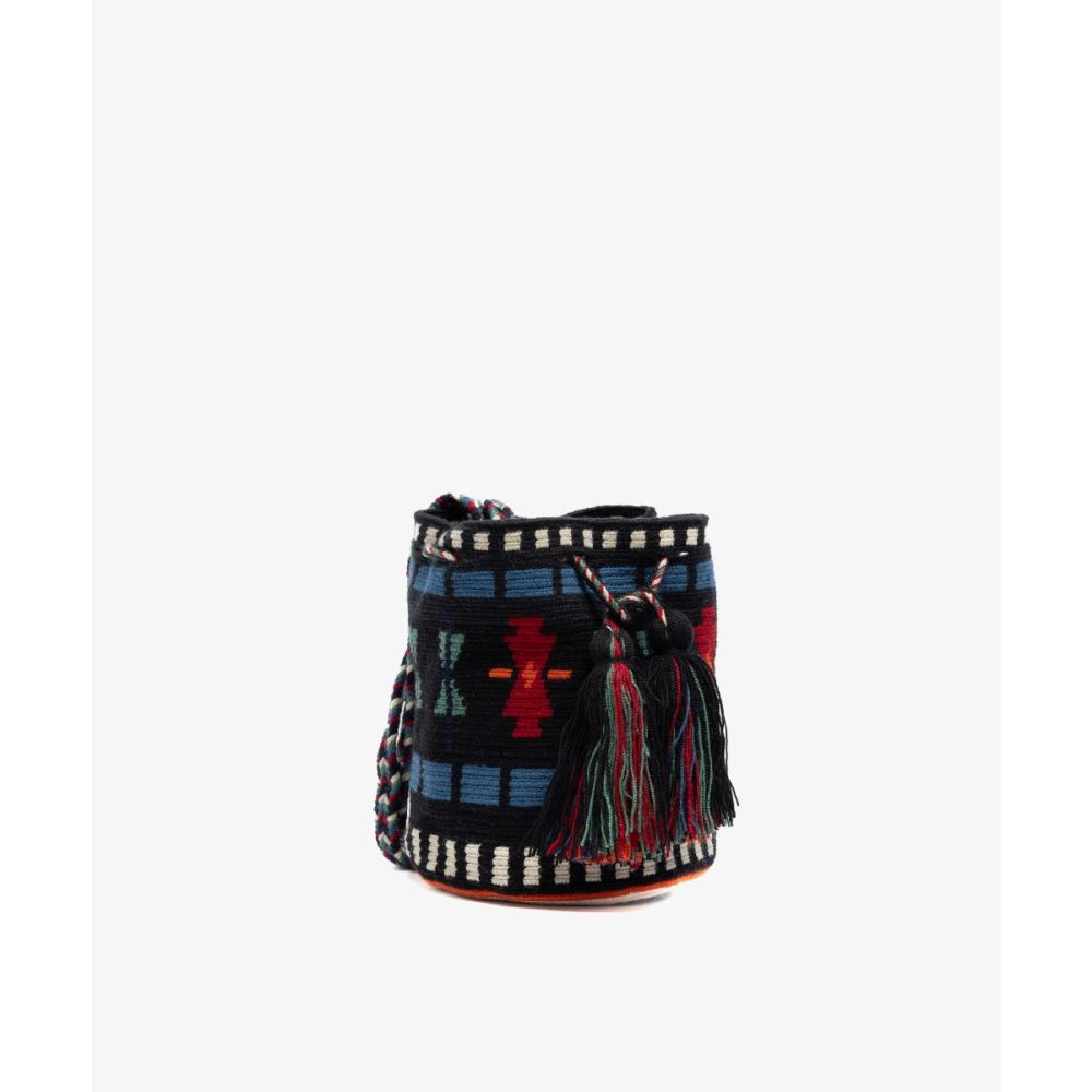 BOLSO CRUZADO M - BELLFLOWER - VERDE & NEGRO