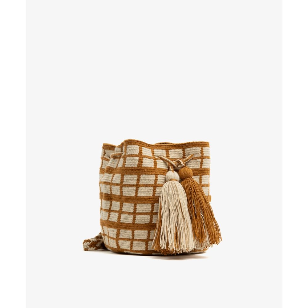 BOLSO CRUZADO M - ASPEN - BEIGE & MARRÓN