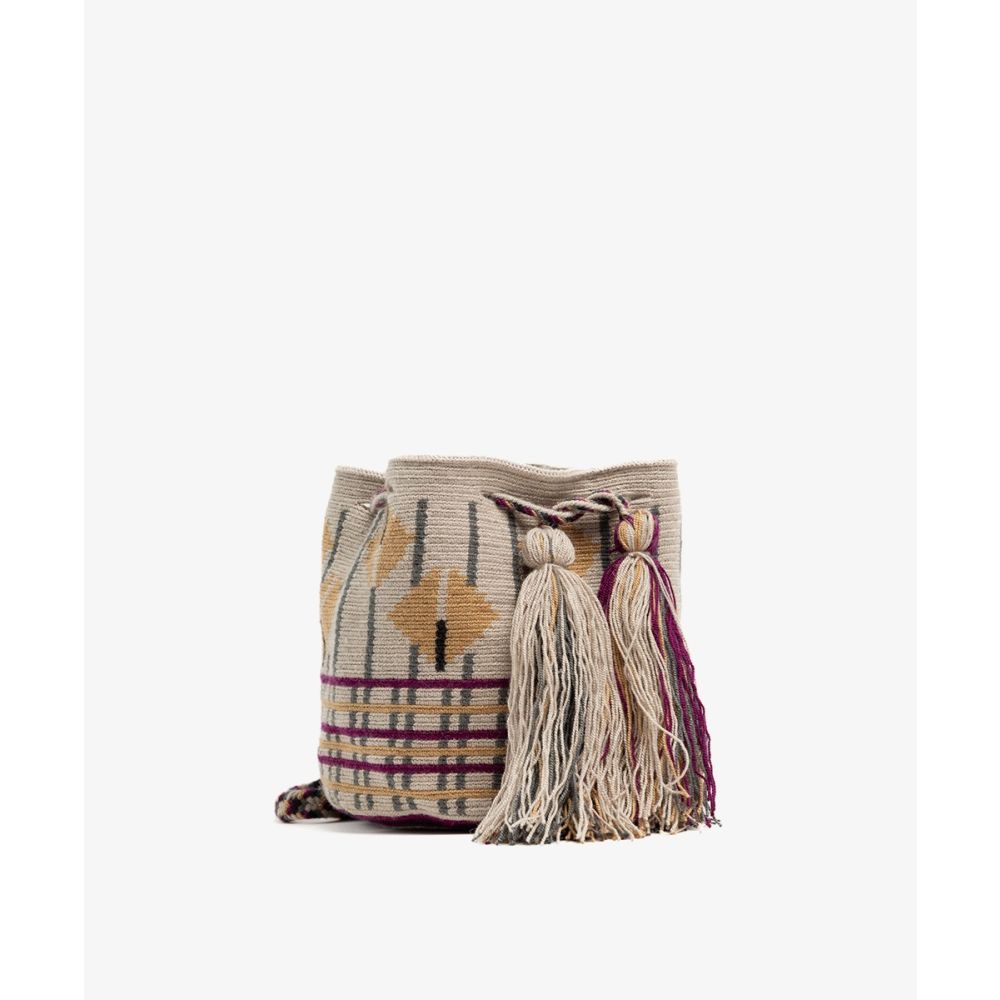 BOLSO CRUZADO M - HIBISCUS - VERDE SALVIA & NUDE