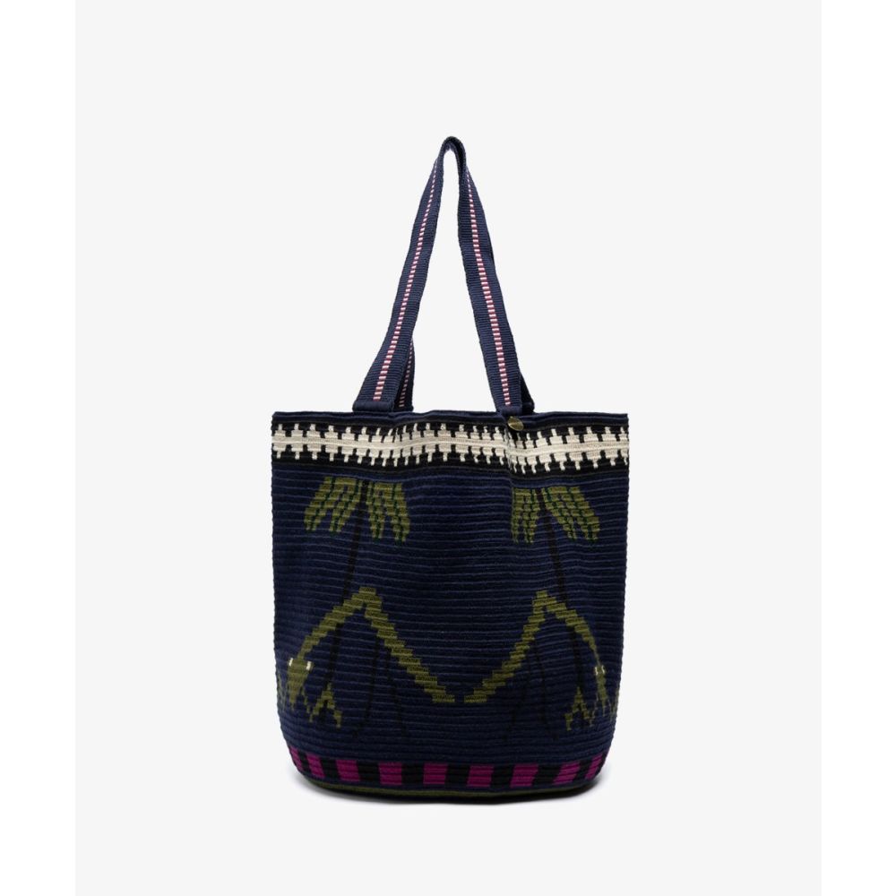 Bolso Tote - CAMELLIA - VERDE & AZUL