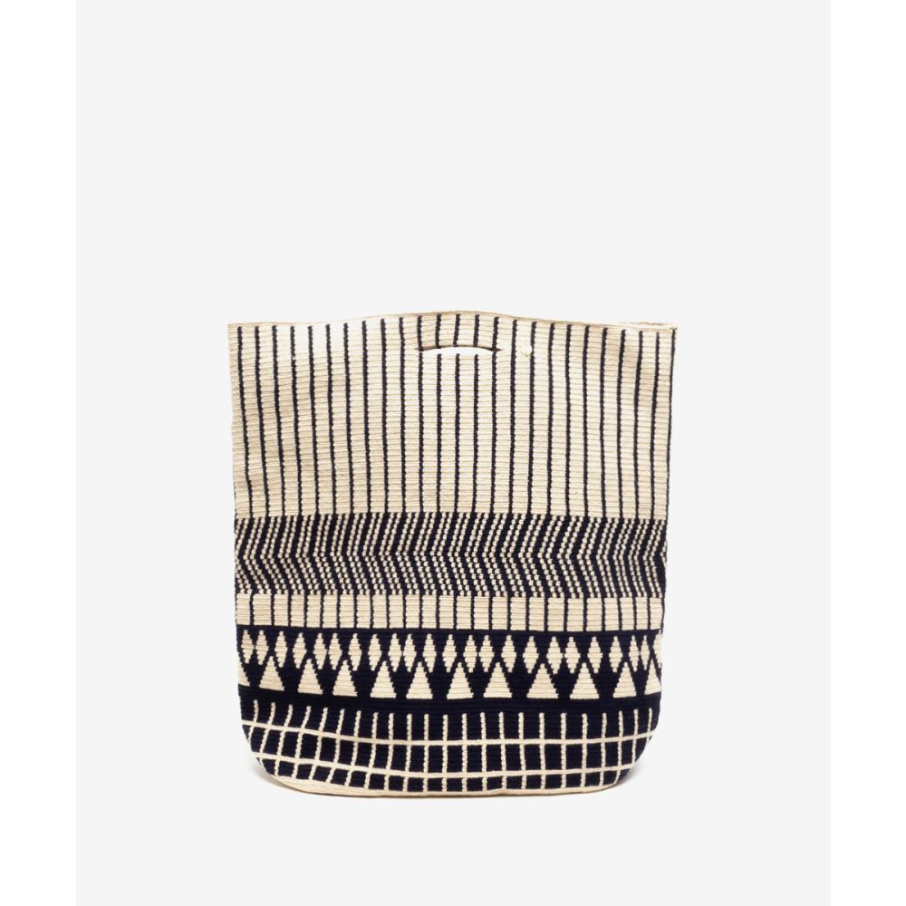  Bolso Rapsody - HONG KONG - BEIGE & NAVY BLUE