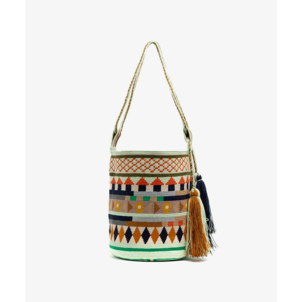 BOLSO Melbourne - RAVEN - VERDE OSCURO & AZUL OSCURO