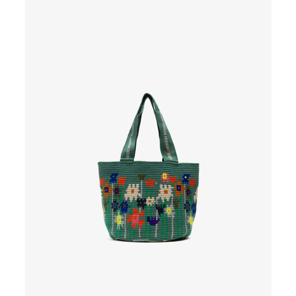 Noa 2 bag - MELVILLE - VERDE JADE & AZUL ELÉCTRICO