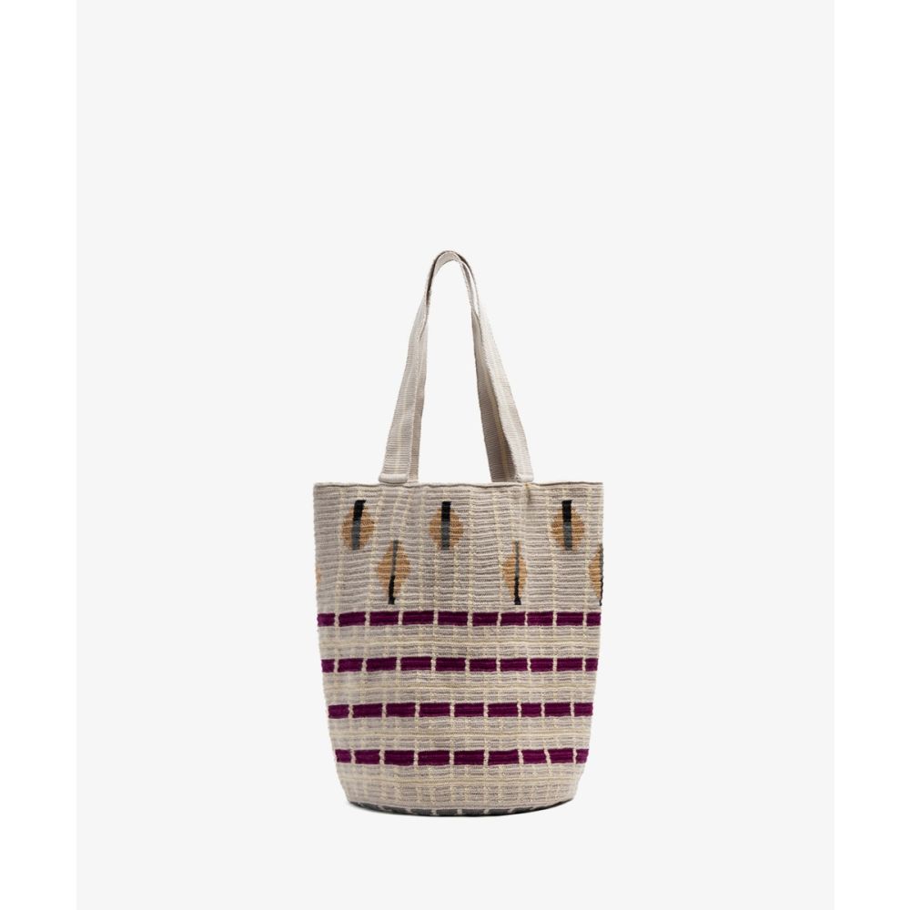 BOLSO CALA - HIBISCUS - VERDE SALVIA & NUDE