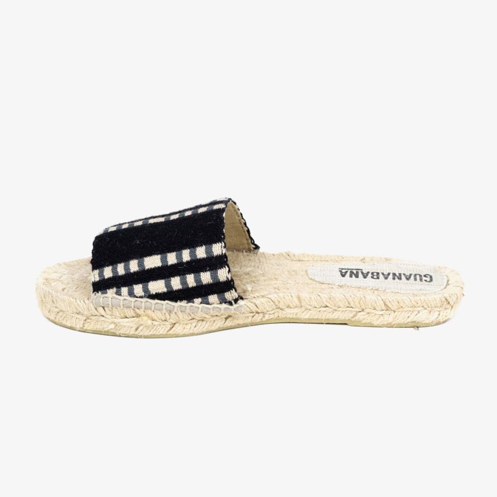 MULE ESPADRILLE - GREENVILLE - BLACK & GREY