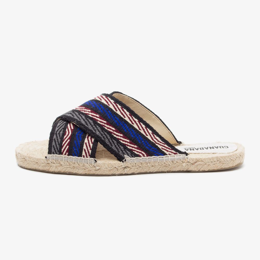 ESPADRILLE WITH CROSSED BAND -