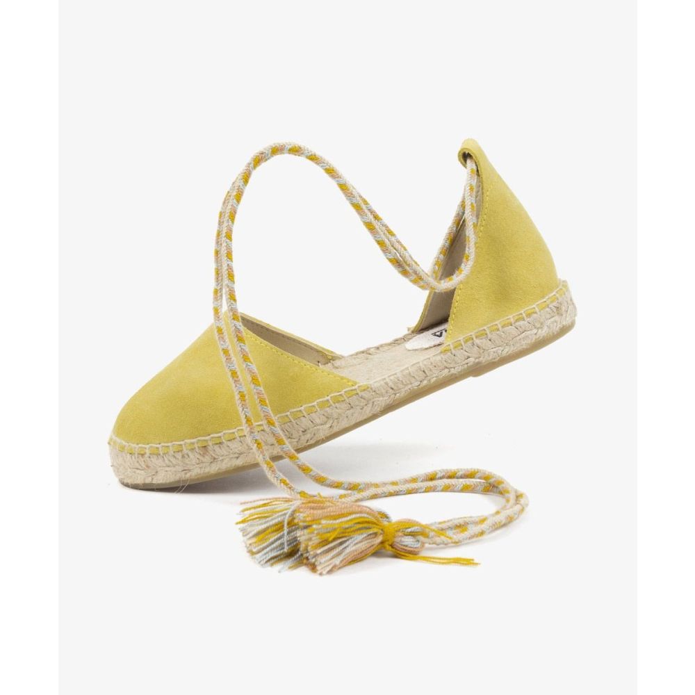 VALENCIAN FLAT - WITH POMPOM - YELLOW 
