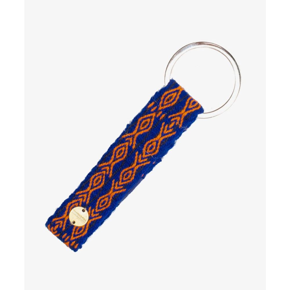 KEYRING S - ROYAL BLUE & ORANGE