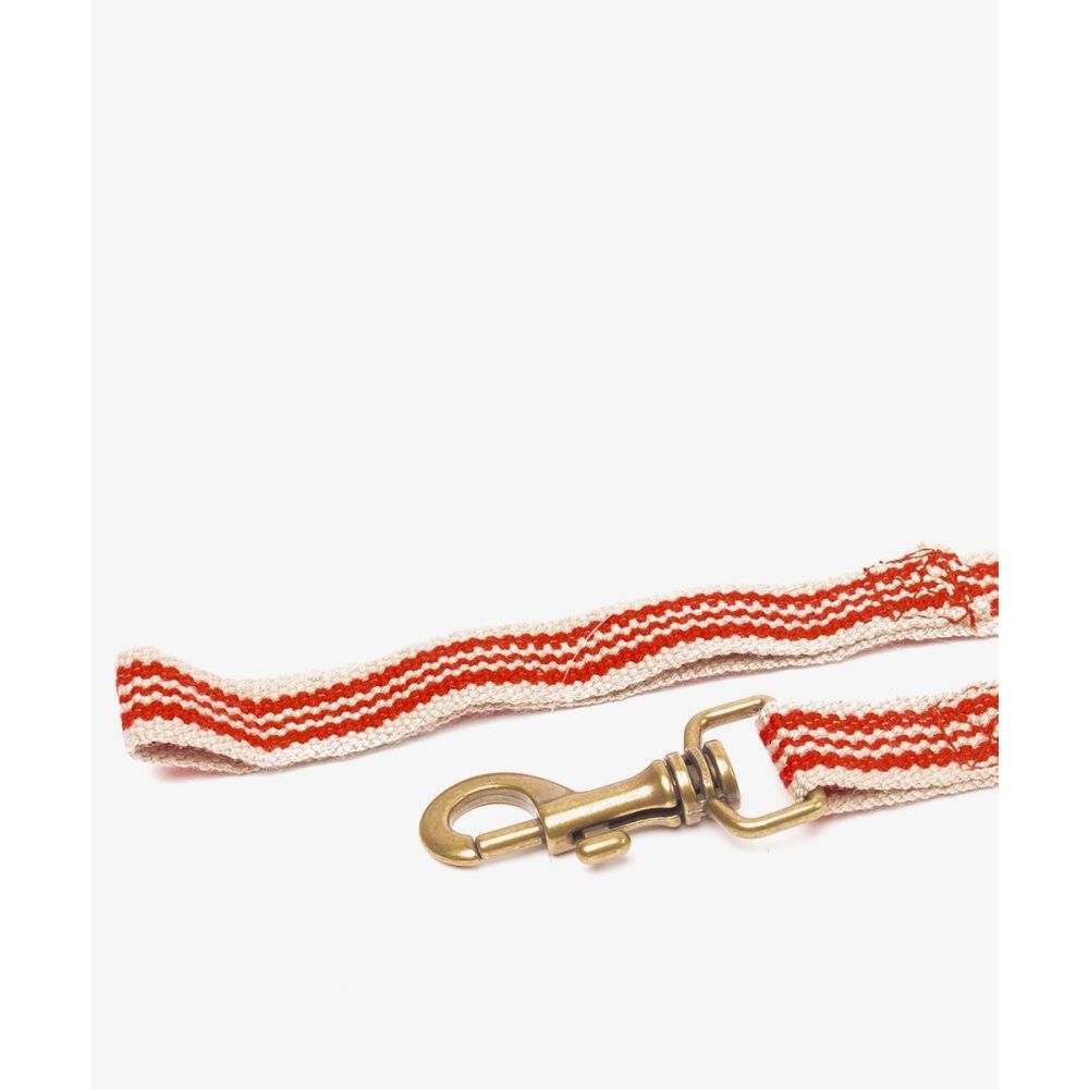 CORREA PARA PERRO PEQ / MED ROJO Y BEIGE
