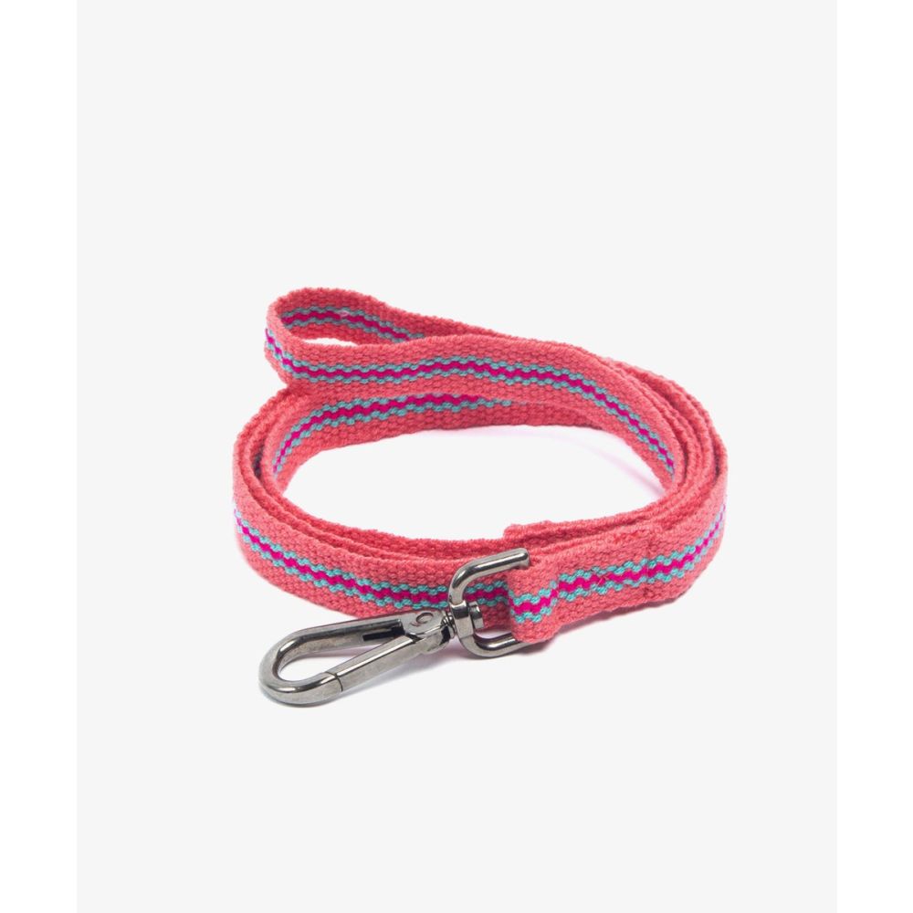 CORREA PARA PERRO PEQ/MED - COLOR ROSA Y AZUL