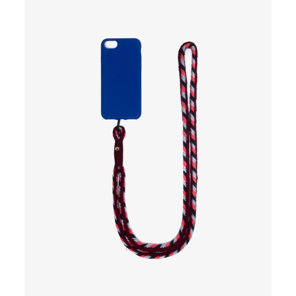 Colgador de movil - VERDE & BURDEOS