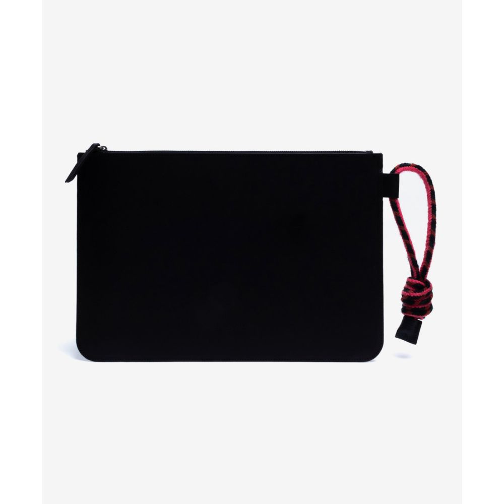 FUNDA ORDENADOR PIEL - NEGRO