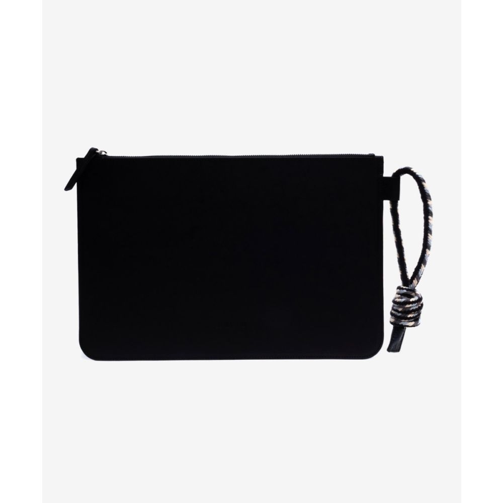 FUNDA ORDENADOR PIEL - NEGRO