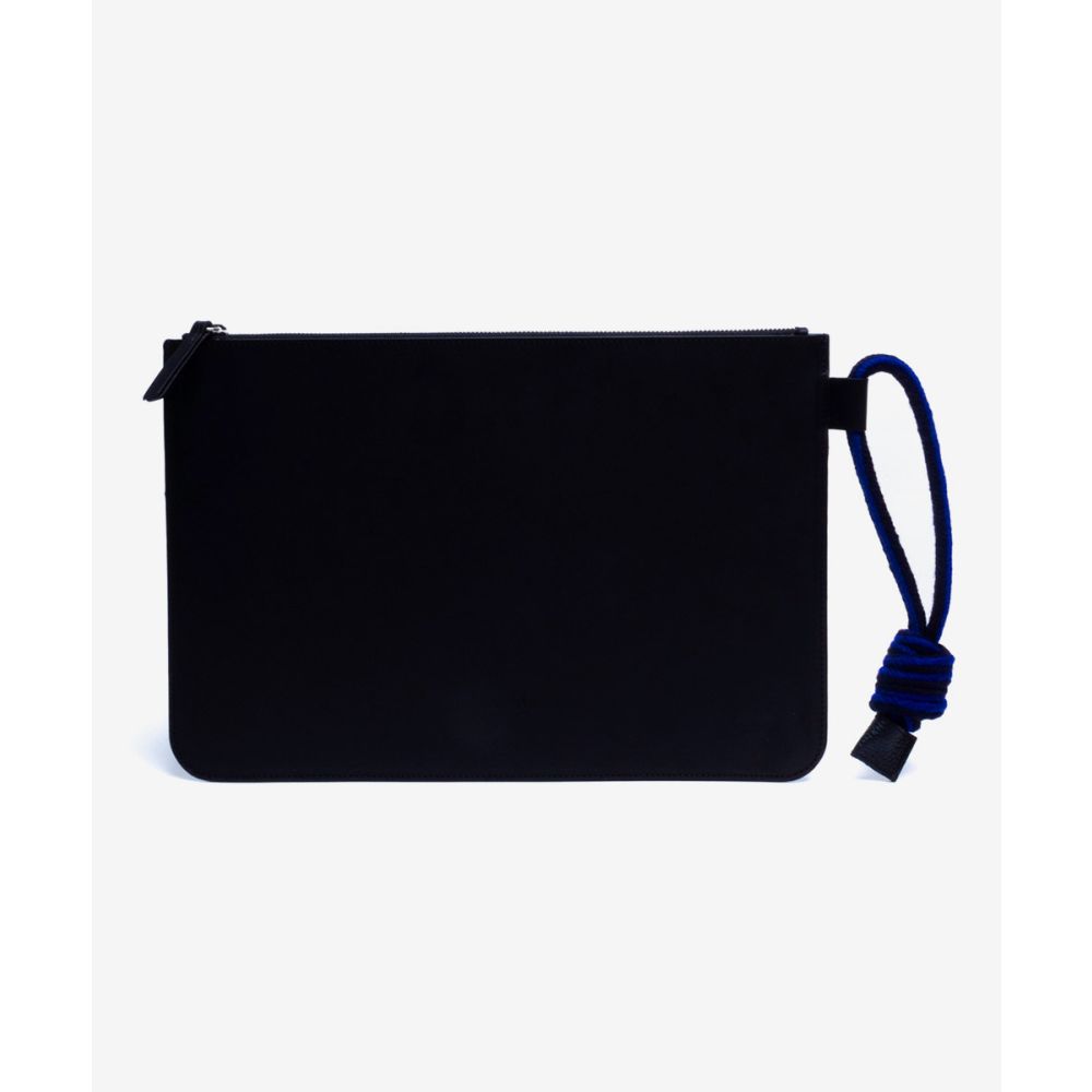 FUNDA ORDENADOR PIEL- NEGRO