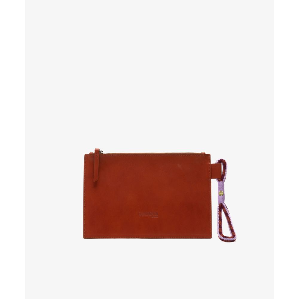 PORTAPAPELES DE CUERO - CAMEL