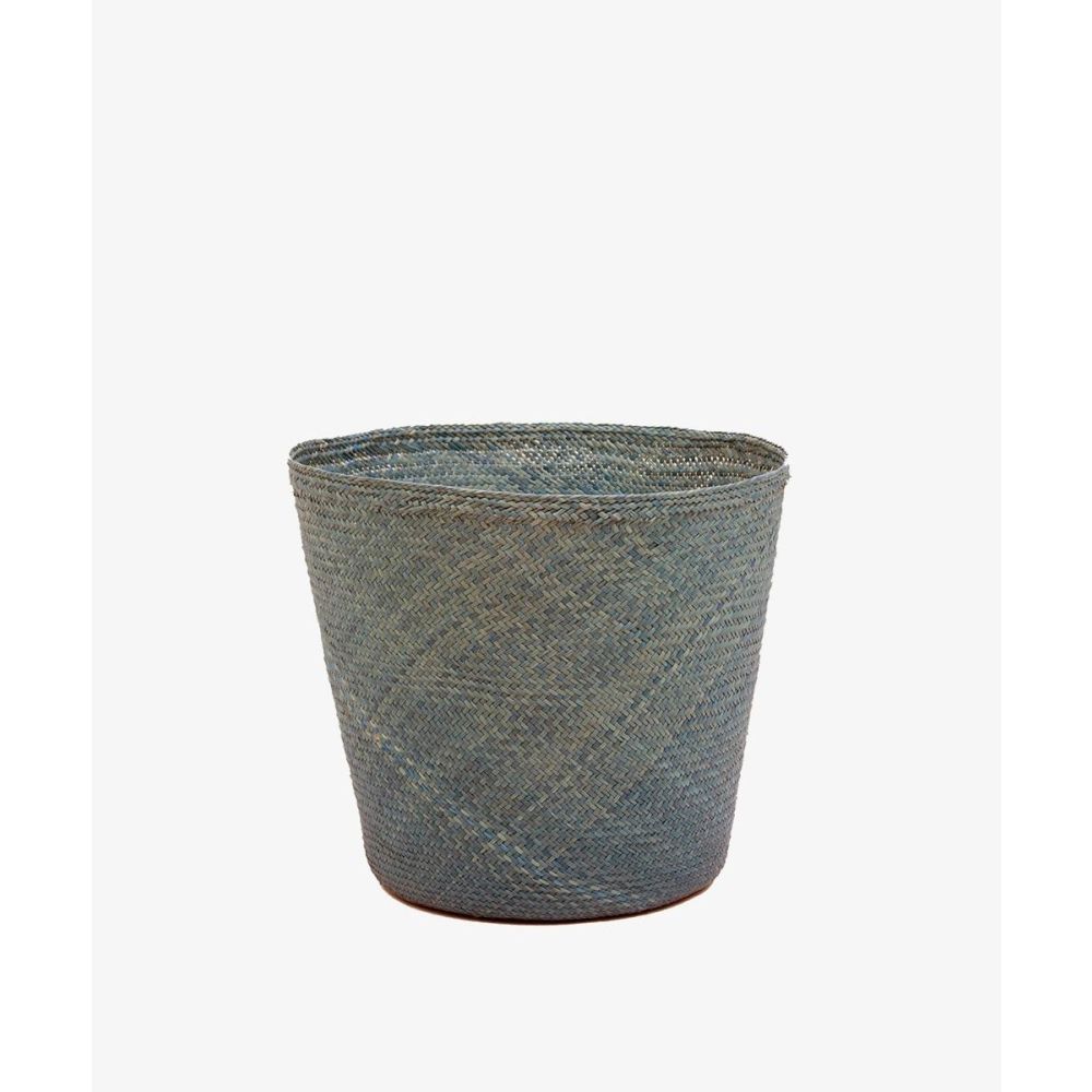 BASKET M - PLAIN  GREY