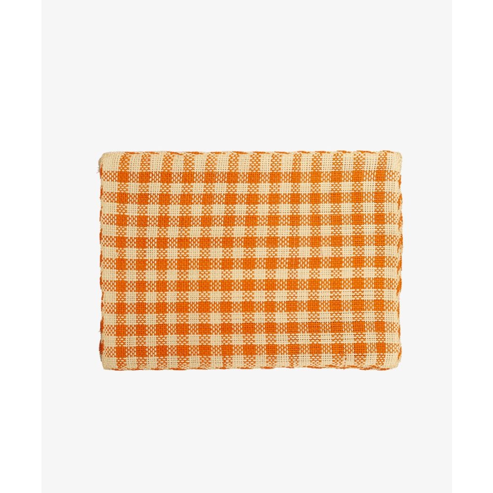 Individual rectangular - 1 unidad - BLANCO Y NARANJA