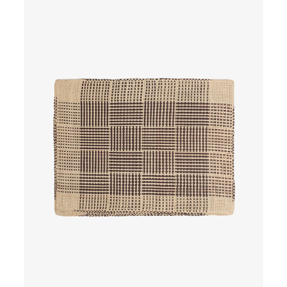 INDIVIDUAL RECTANGULAR - 1 UNID - BEIGE Y NEGRO