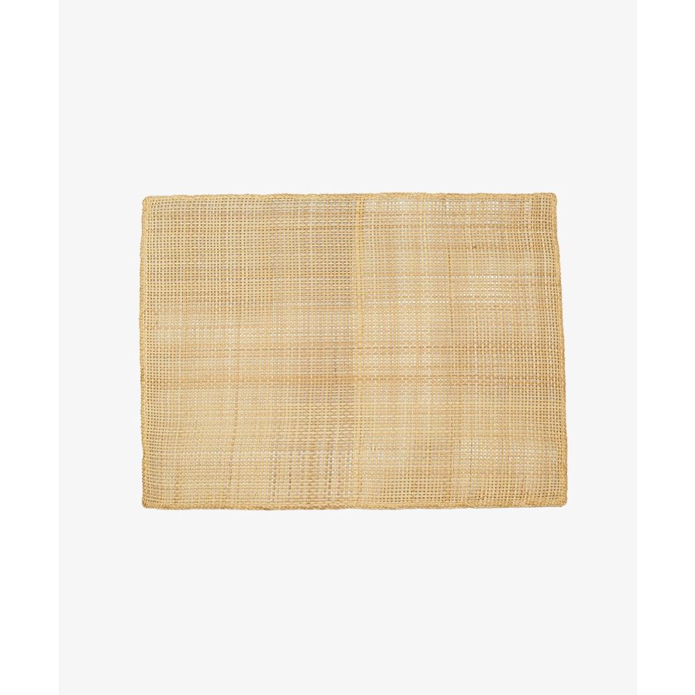 INDIVIDUAL RECTANGULAR IRACA, SET 6 - TOAST