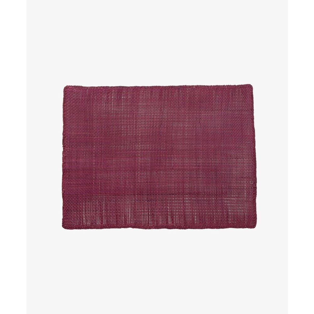 INDIVIDUAL RECTANGULAR-  1 pza  - BURDEOS