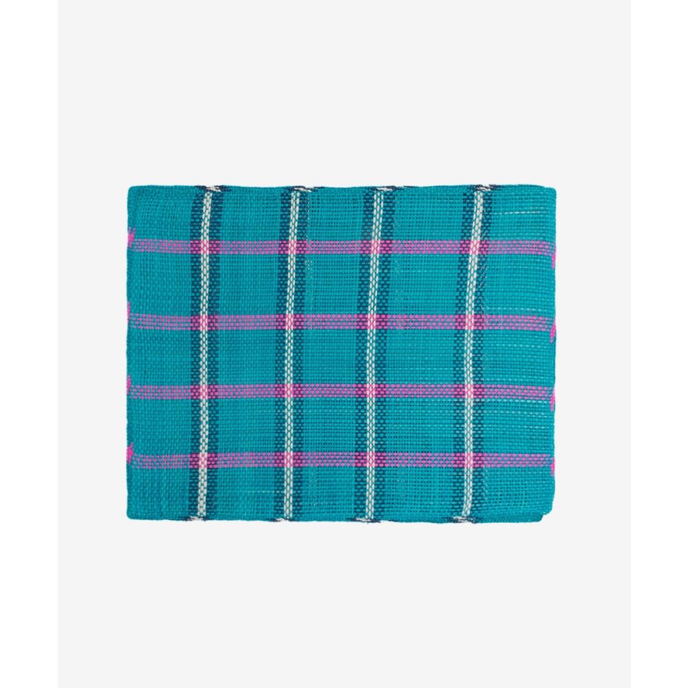 Rectangular placemat - 1 UNIT - TURQUOISE & PINK