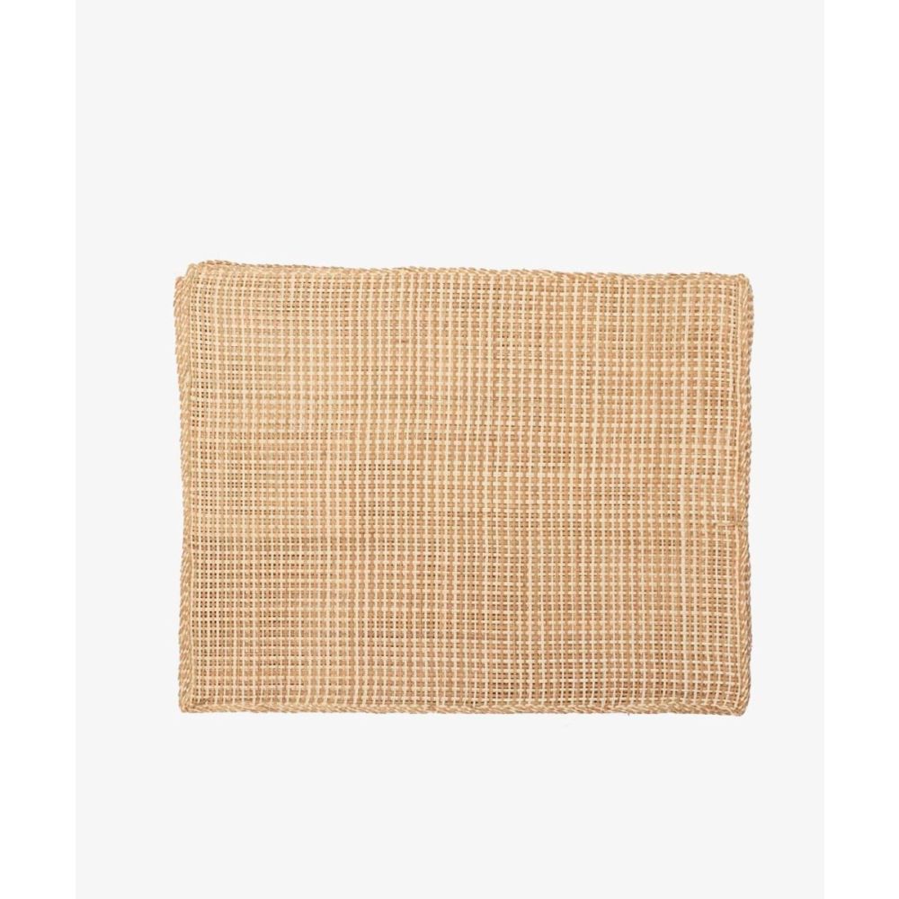 INDIVIDUAL RECTANGULAR-  1 UNID - ZZ BEIGE Y TOSTADO