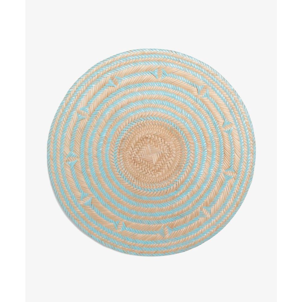 Round Mawisa Placemat 39 CM - SKY BLUE 