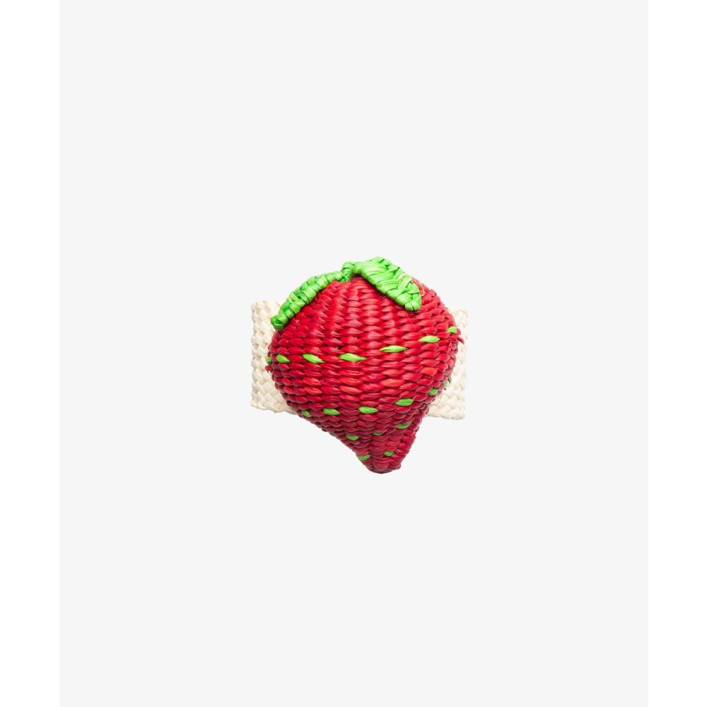 Napkin ring - STRAWBERRY - RED & GEEN