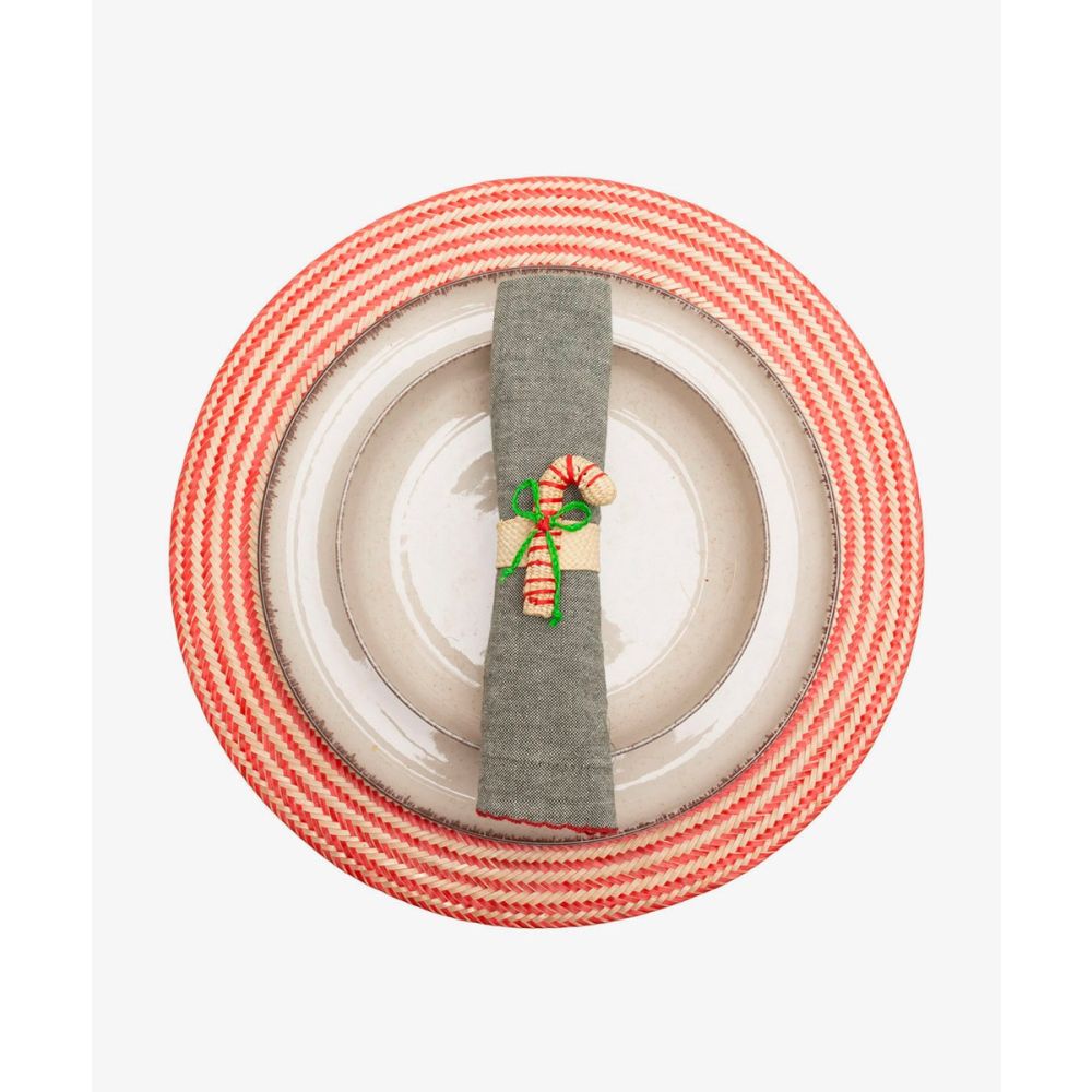 Servilletero - EDICIÓN NAVIDAD - BASTÓN DE CARAMELO BLANCO